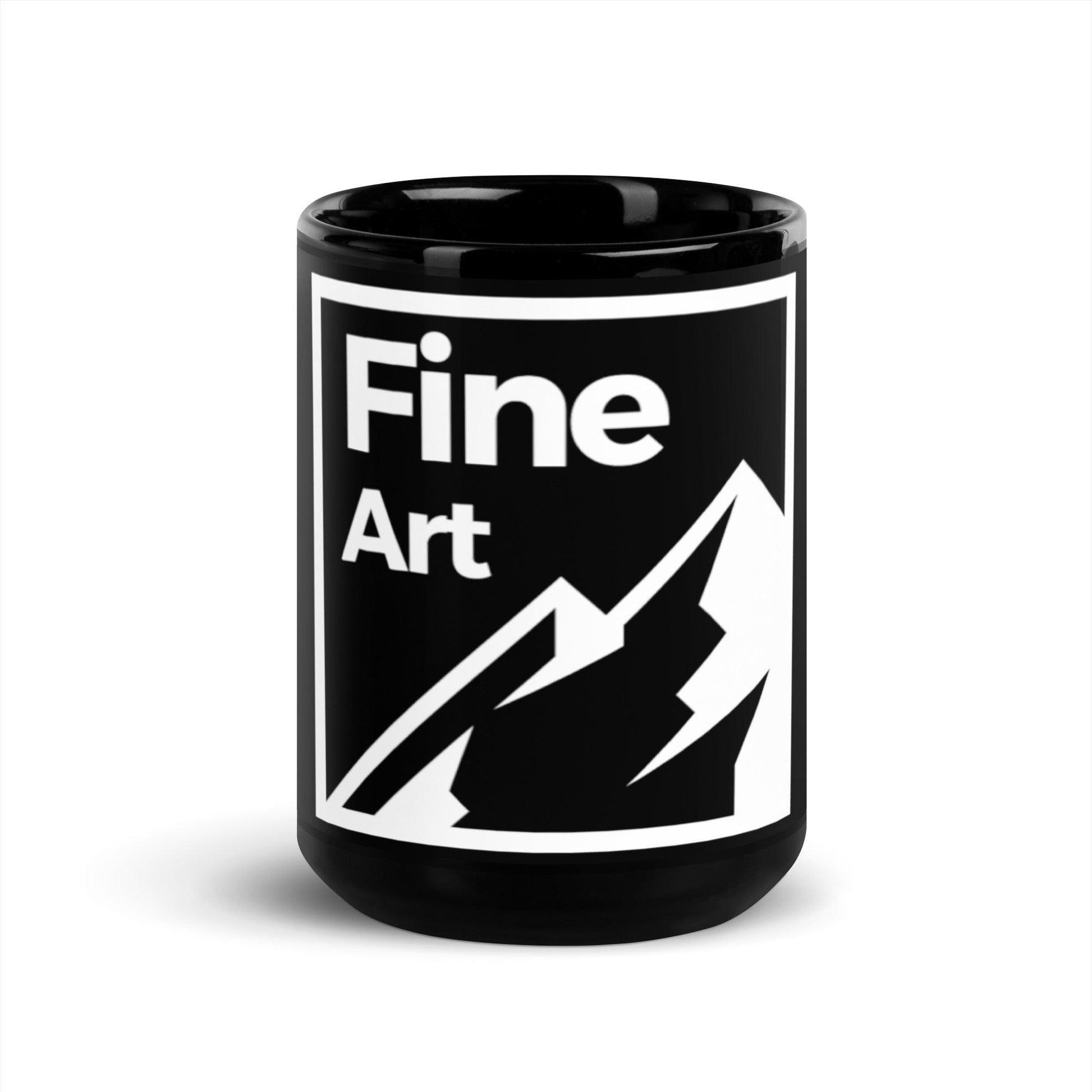 Black Glossy Mug - by Award Winning New Zealand Landscape Photographer Stephen Milner