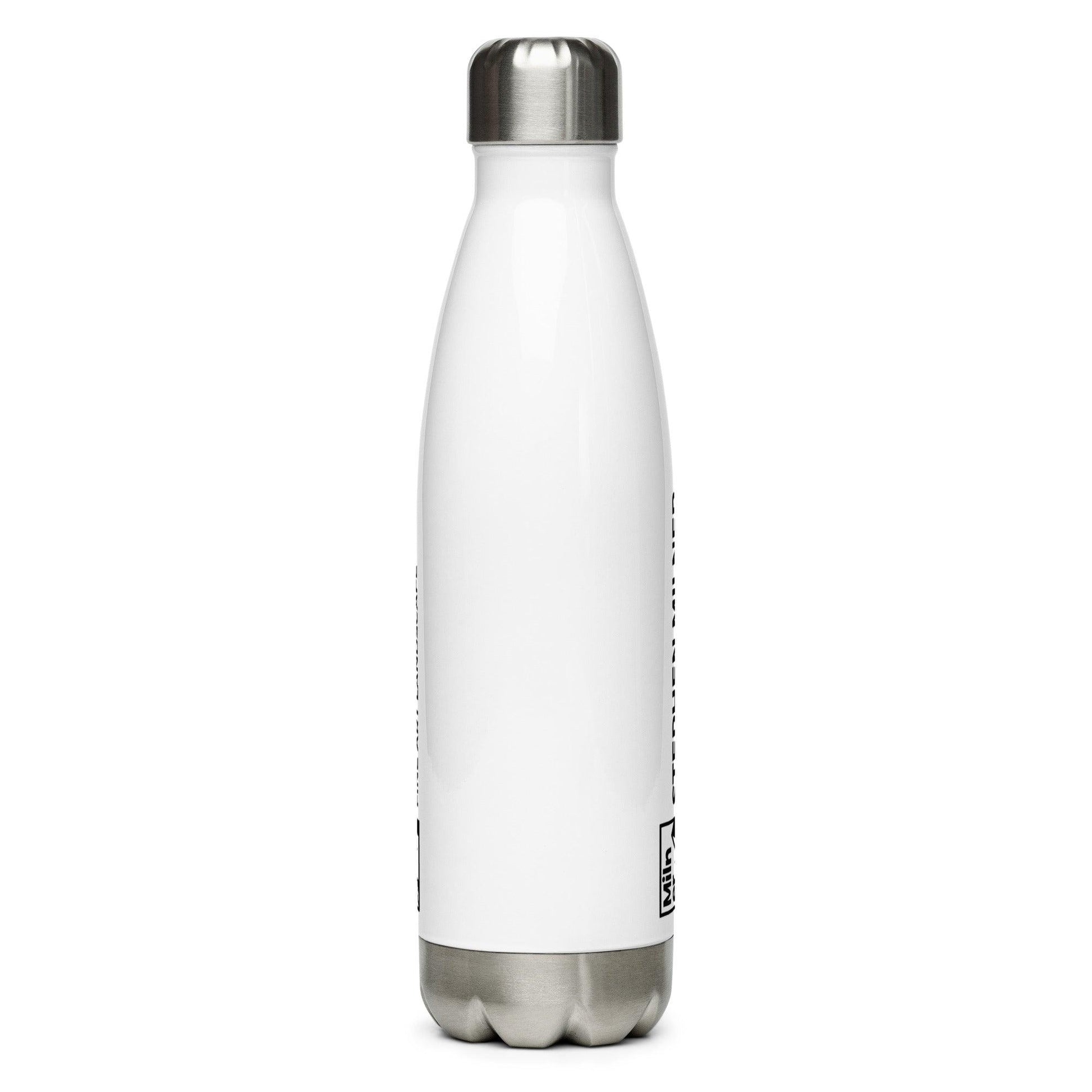 Stainless Steel Water Bottle - by Award Winning New Zealand Landscape Photographer Stephen Milner