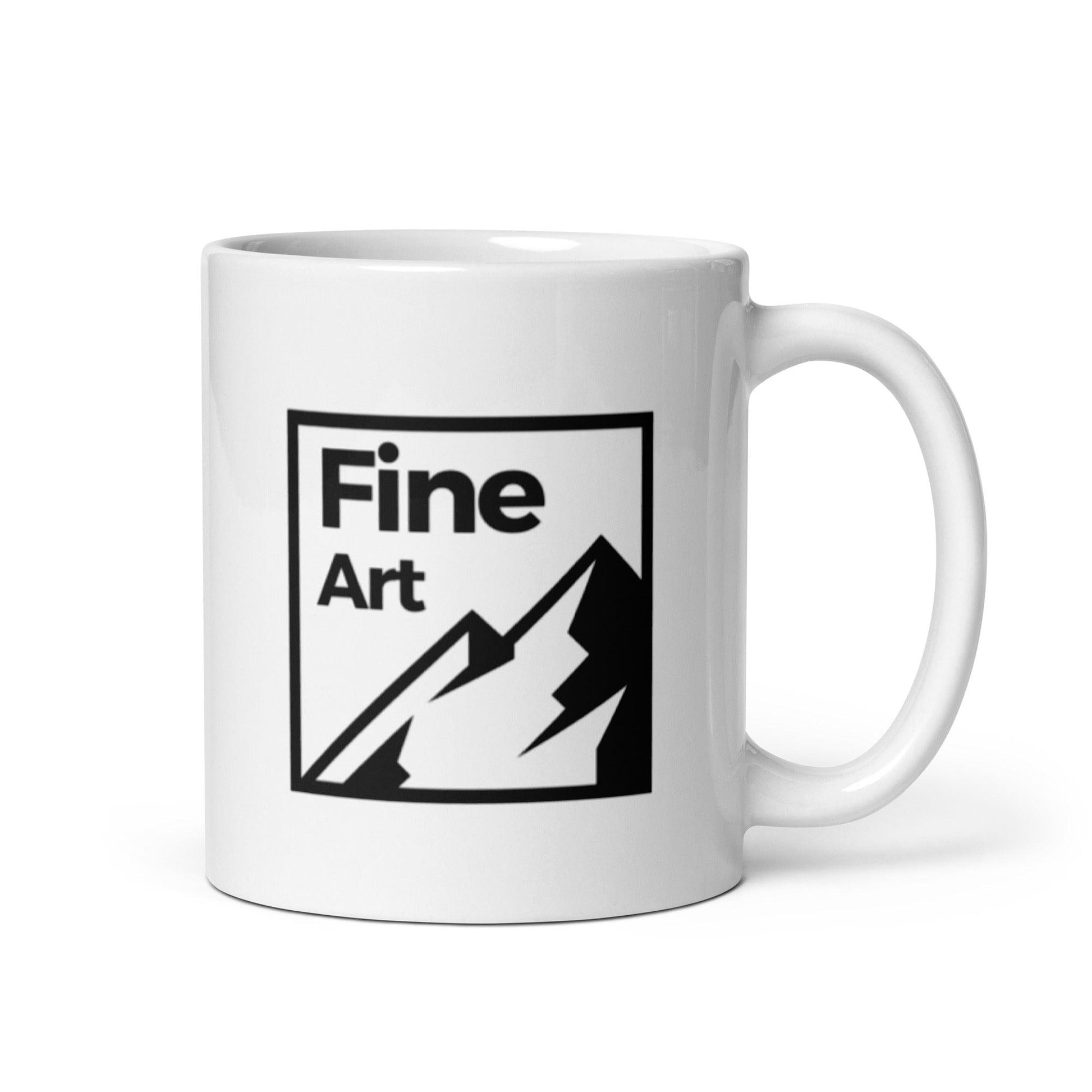 White glossy mug - by Award Winning New Zealand Landscape Photographer Stephen Milner