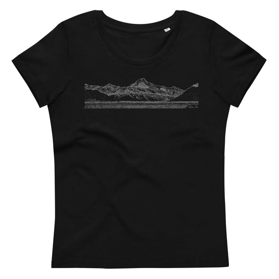 Mount Cook women's fitted eco tee - by Award Winning New Zealand Landscape Photographer Stephen Milner