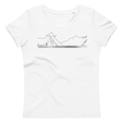 Milford Sound women's fitted eco tee - by Award Winning New Zealand Landscape Photographer Stephen Milner